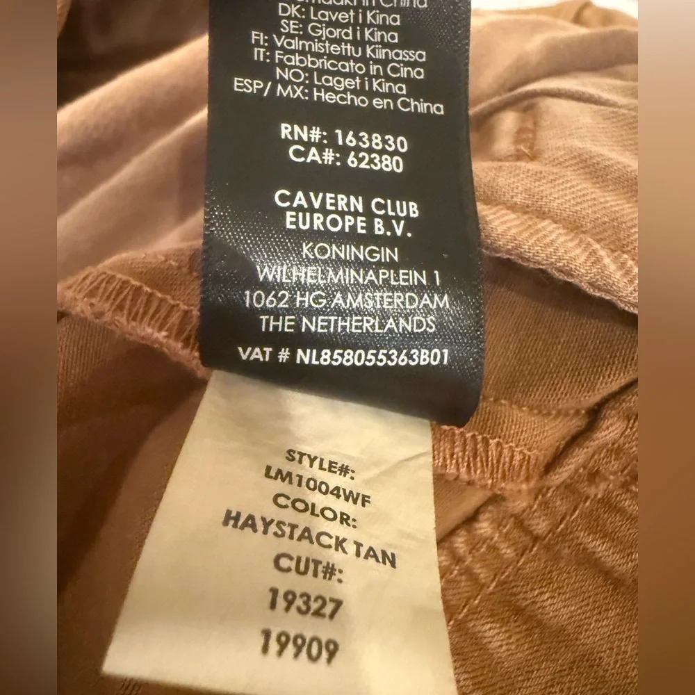 Liverpool Los Angeles NWT Size XS Brown/Tan  Denim Long Sleeve Jacket (0600) - Picture 15 of 16